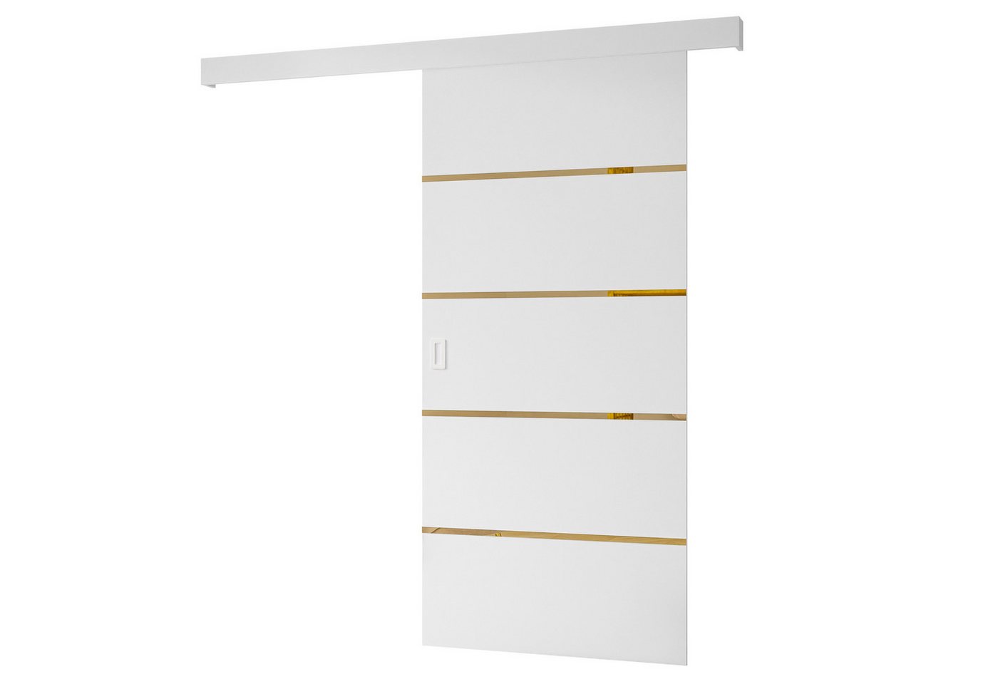 Lookway Schiebetür YORK MATT II mit goldenen Streifen, Breite: 96 cm Bild 4