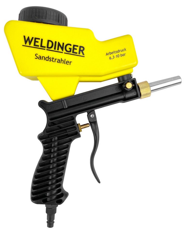 WELDINGER Sandstrahlpistole Druckluft-Sandstrahlpistole mit Tank Sandblaster Ausblaspistole, max. 6 bar, 1-tlg. Bild 3
