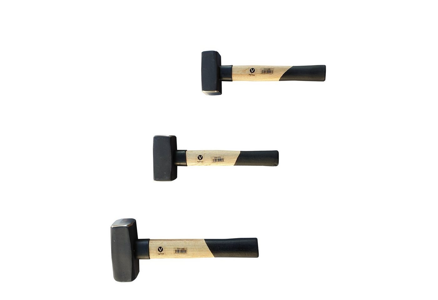 VaGo-Tools Hammer Fäustelhammer Hammer 800/1250/2000g 3 tlg Set je 1 Bild 5