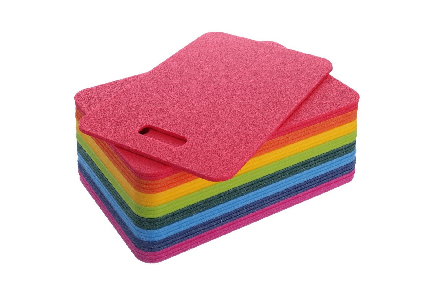 Yate Thermositzkissen Yate Set 18 Schaumstoff Sitzkissen viereckig mit Griff Sitzunterlagen, mit Griff, in Regenbogenfarben Bild 5