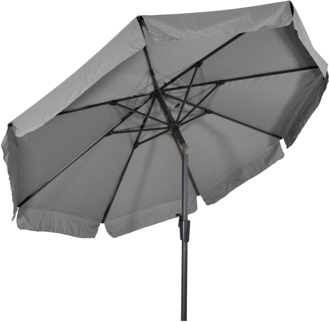 Lesli Living Sonnenschirm Lesli Living Sonnenschirm "Libra Grey" Grau Ø 3m mit UV-Schutz 30+ Bild 2