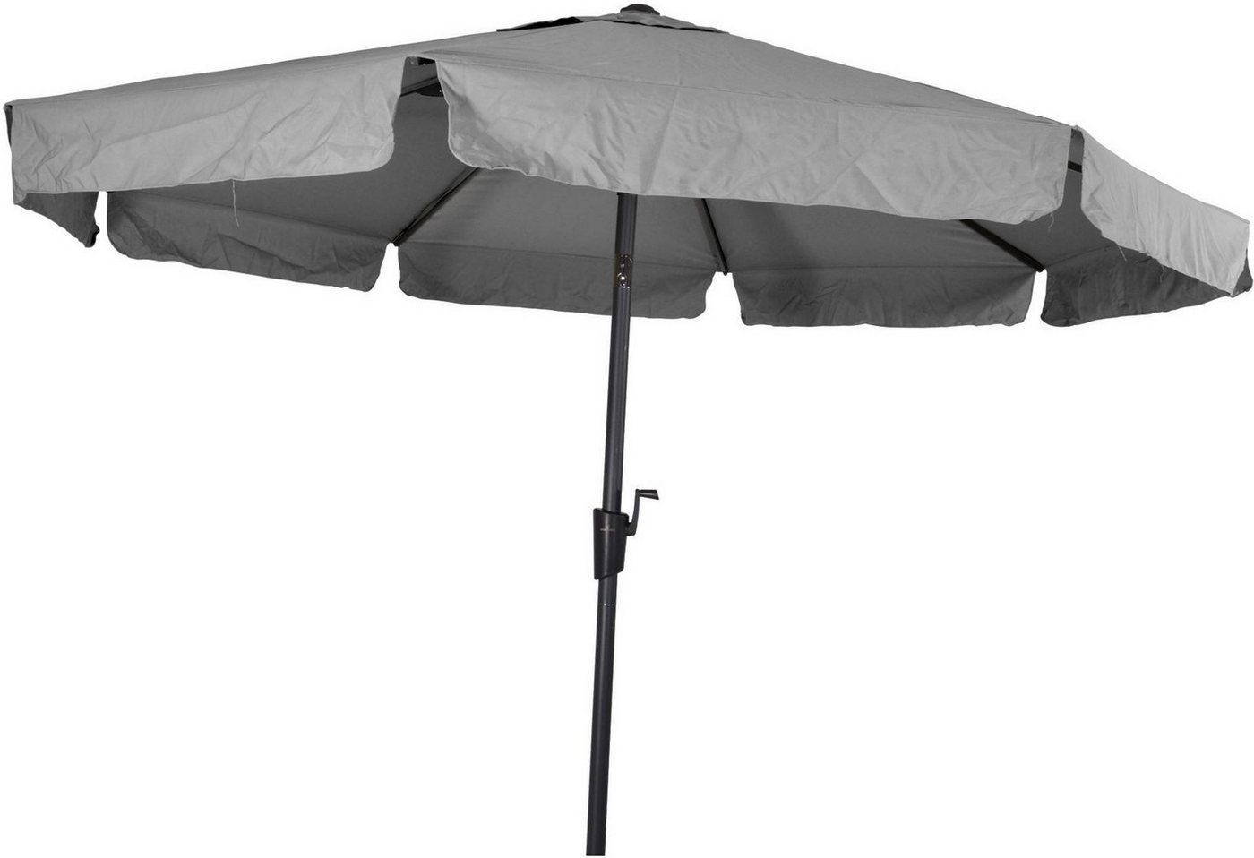 Lesli Living Sonnenschirm Lesli Living Sonnenschirm "Libra Grey" Grau Ø 3m mit UV-Schutz 30+ Bild 4