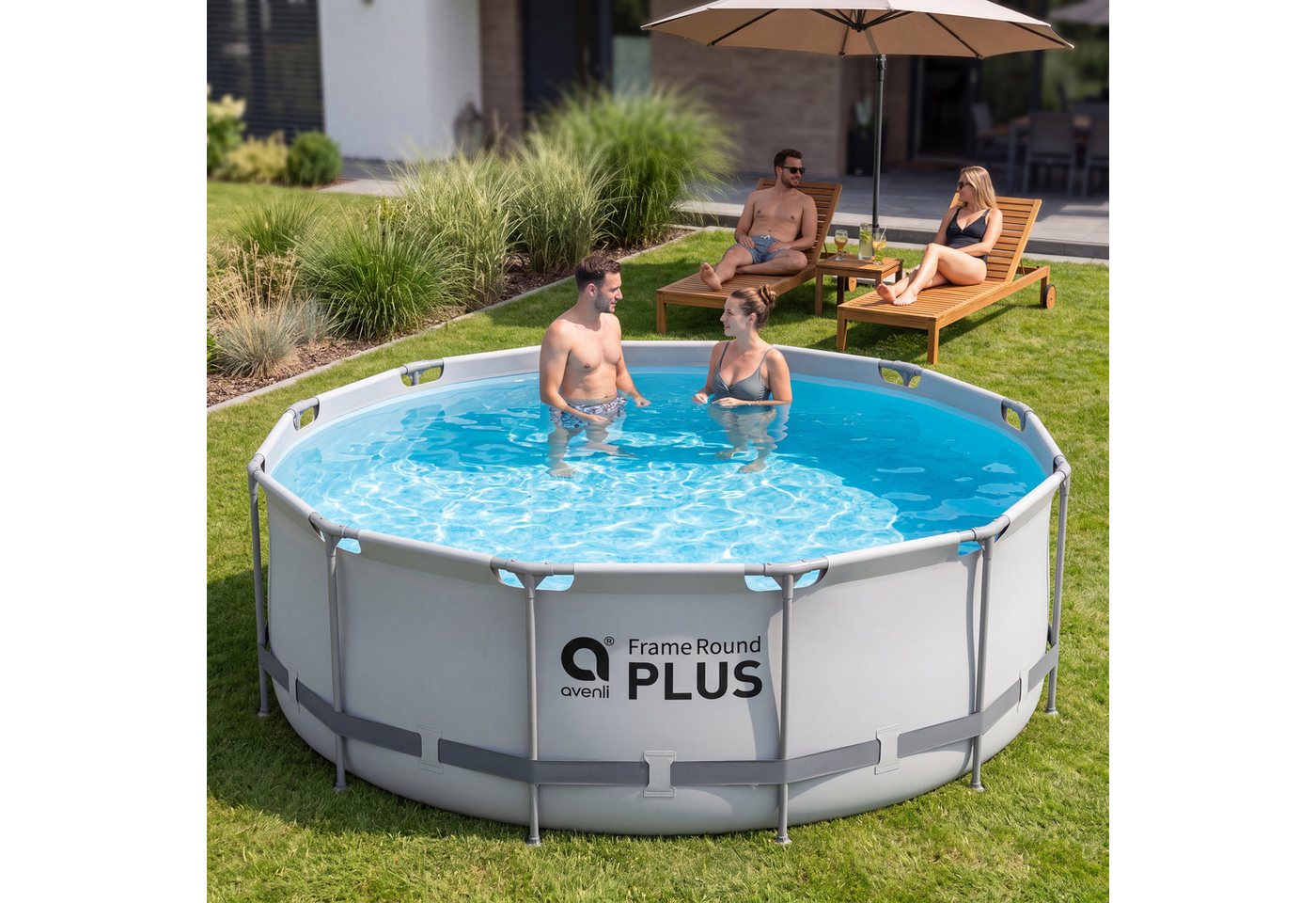 Avenli Framepool Frame Plus Pool 366 x 122 cm, Aufstellpool (Stahlrahmenpool, ohne Zubehör), Auch als Ersatzpool geeignet Bild 4