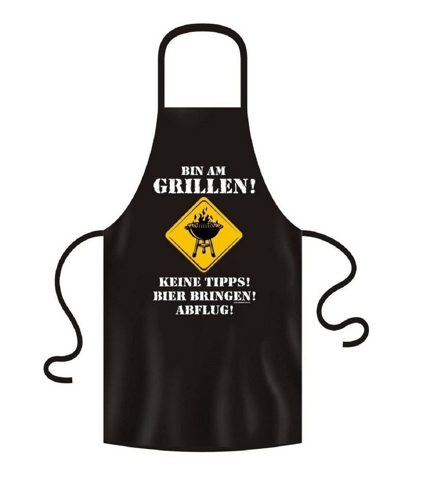 RAHMENLOS® Grillschürze Grillschürze mit humorvollem Spruch für Grillmeister, Rahmenlos Design, ideal für BBQ-Fans