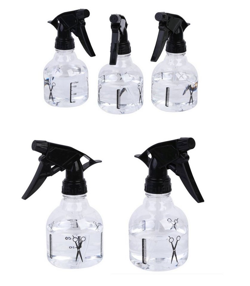 BAYLI Sprühflasche 5er Set Sprühflasche Friseur 250ml Handsprüher für Haare Zerstäuber Bild 2