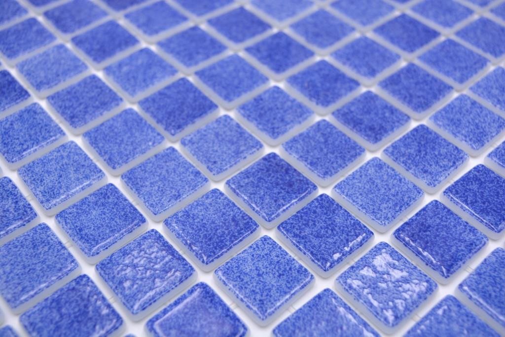Mosani Mosaikfliesen Mosaikfliese Poolmosaik Schwimmbadmosaik blau