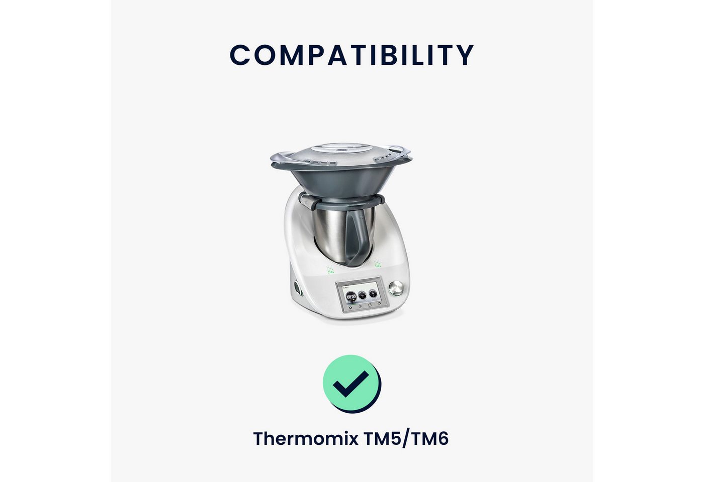 kwmobile Abdeckhaube kwmobile Hülle für Thermomix TM5 / TM6 Abdeckung - Abdeckhaube für, Abdeckung Cover für Thermomix TM5 / TM6 Bild 2