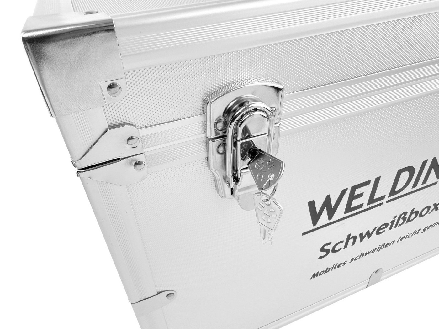 WELDINGER Werkzeugkoffer Schweißgerätekoffer Schweißbox XL Innenmaß 500x260x300 mm abschließbar Bild 2