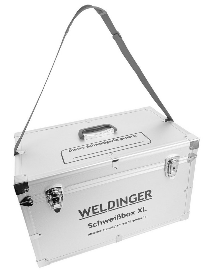 WELDINGER Werkzeugkoffer Schweißgerätekoffer Schweißbox XL Innenmaß 500x260x300 mm abschließbar Bild 4