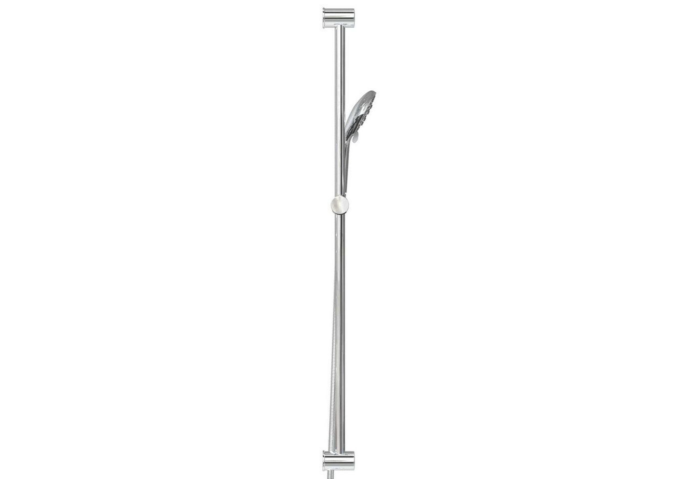 vidaXL Duscharmatur 101 cm Duschsystem-Set Chrom 101 cm Edelstahl Bild 5