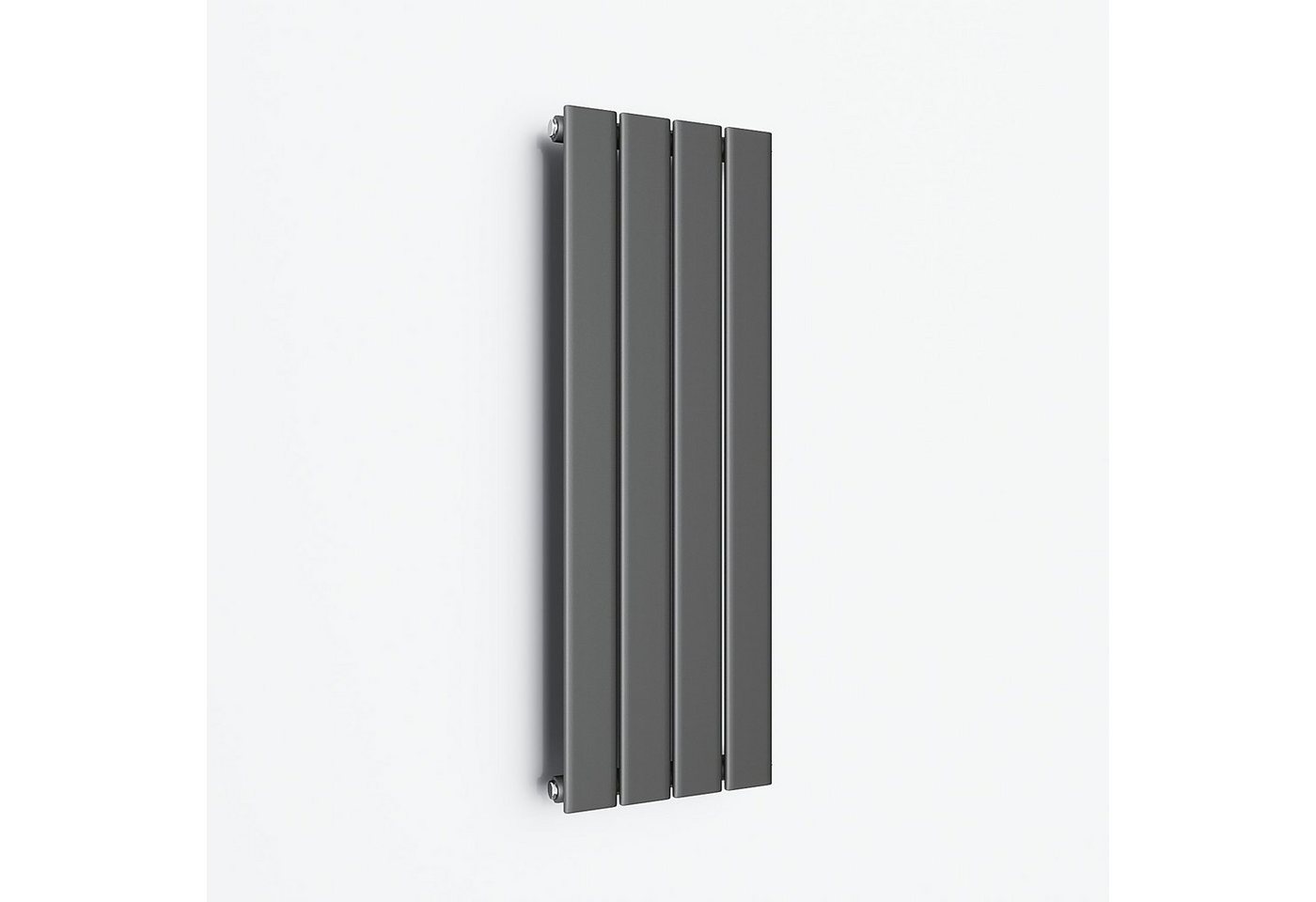 SONNI Designheizkörper Design Heizkorper klein Anthrazit Flach Vertikal WC 900x311mm 312 Watt, Flach, Paneelheizkörper, Heizungsbereich 3~4m², Mittelanschuss Bild 3