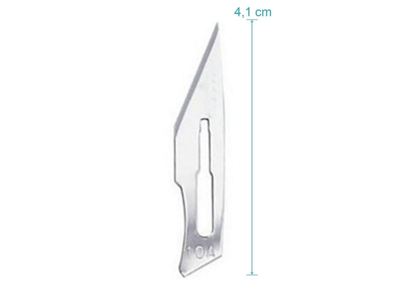 May Cuttermesser Set 10 Stück Skalpellklingen Figur 10A aus Karbonstahl Bild 2