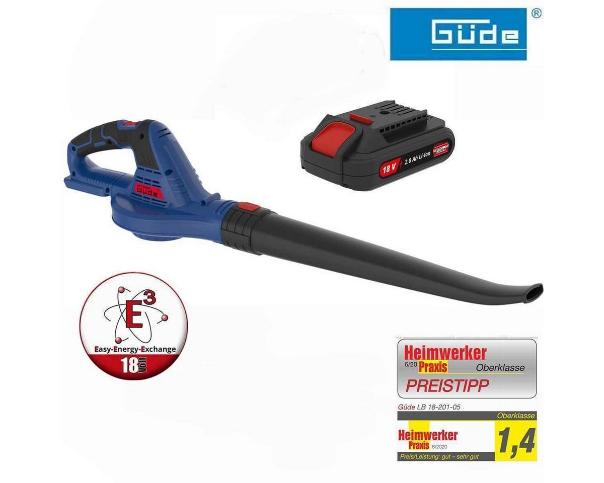 Güde Akku-Laubbläser Güde Akku Laubbläser LB 18-201-3.0 mit Akku und Ladegerät 3A Bild 4
