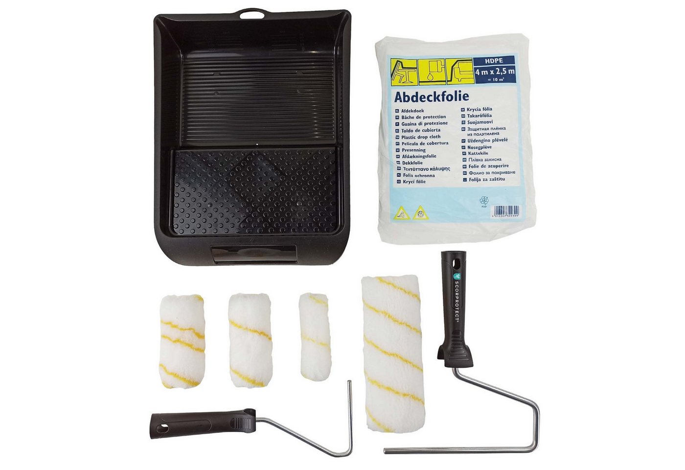 Scorprotect® Farbroller Renovierer-Maler-Set 8-teilig Bild 2