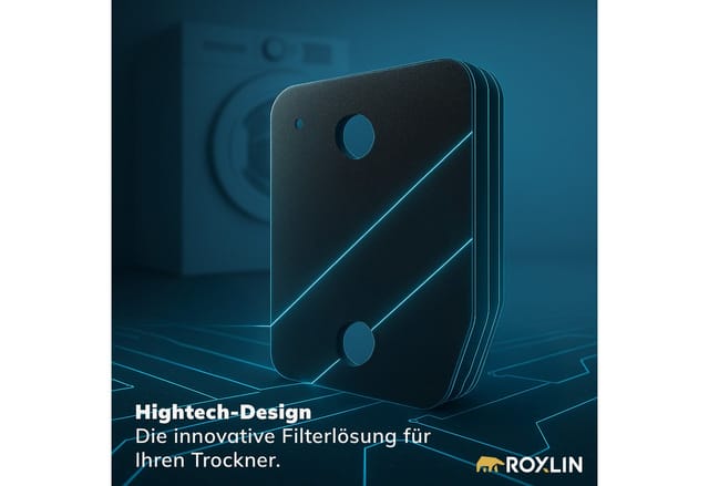 Roxlin Filtereinsatz Dryer Filter for Miele T1 9164761, Sponge Mat Fine-Coarse (1 St)