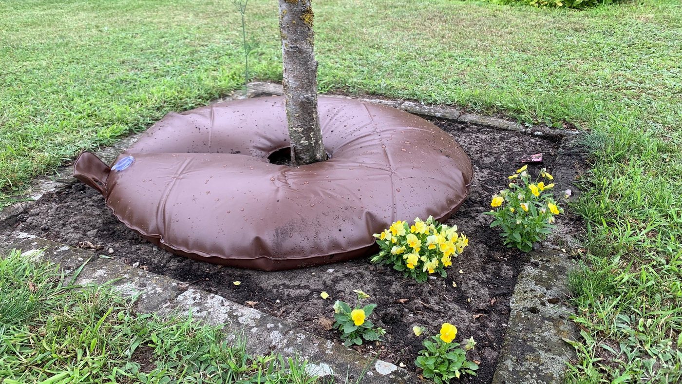 GARDINGER Bewässerungsschlauch Bewässerungsring 55 L Tröpfchenbewässerung für Bäume Sträucher Bild 5