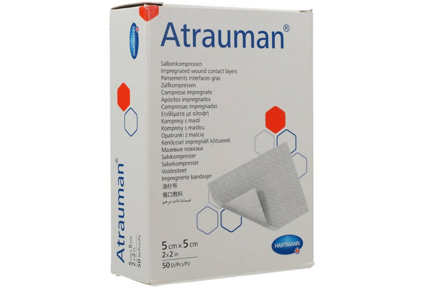 HARTMANN Fixierpflaster ATRAUMAN 5x5 cm steril Kompressen 50St Bild 4