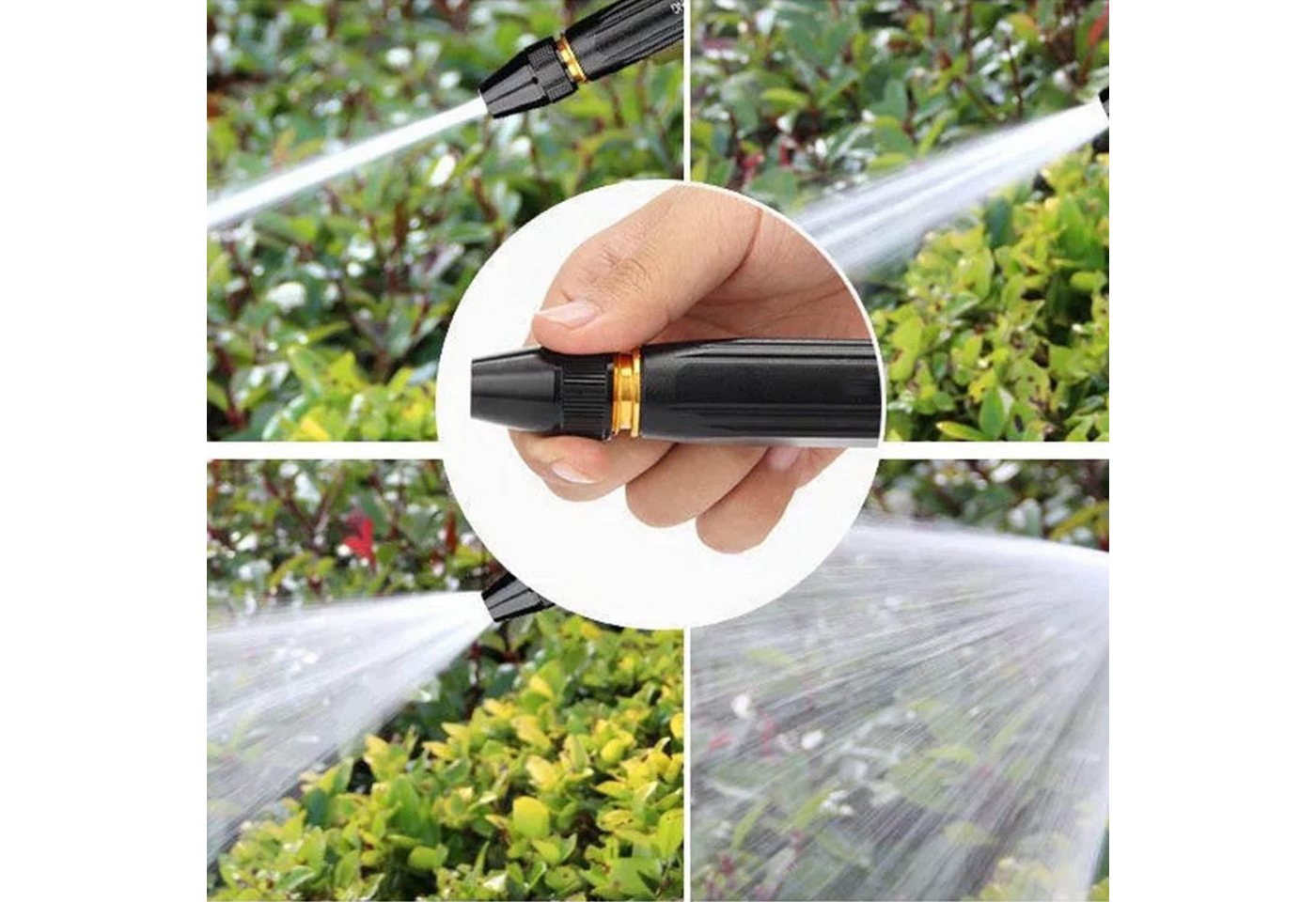 FELIXLEO Multifunktionsbrause Hochdruck Wasserpistole Set mit Mehrfach Spruehmuster 2 Stk, (1-St) Bild 3