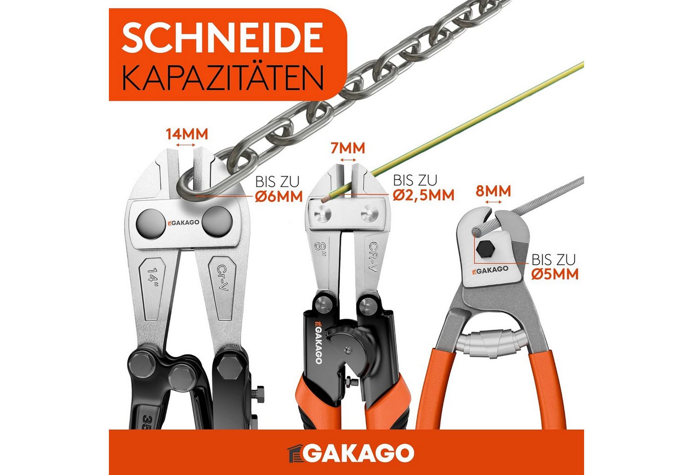 Gakago Bolzenschneider Bild 2
