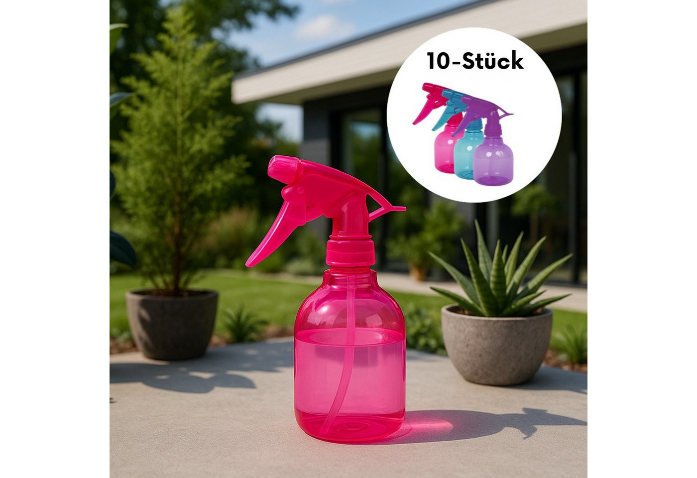 Dilara Sprühflasche Sprühflaschen klein für Pflanzen, Blumen, Friseurbedarf Sprühflaschen, (10-tlg), Ein Sprüher für alles – präzise, vielseitig, leicht in der Hand Bild 4