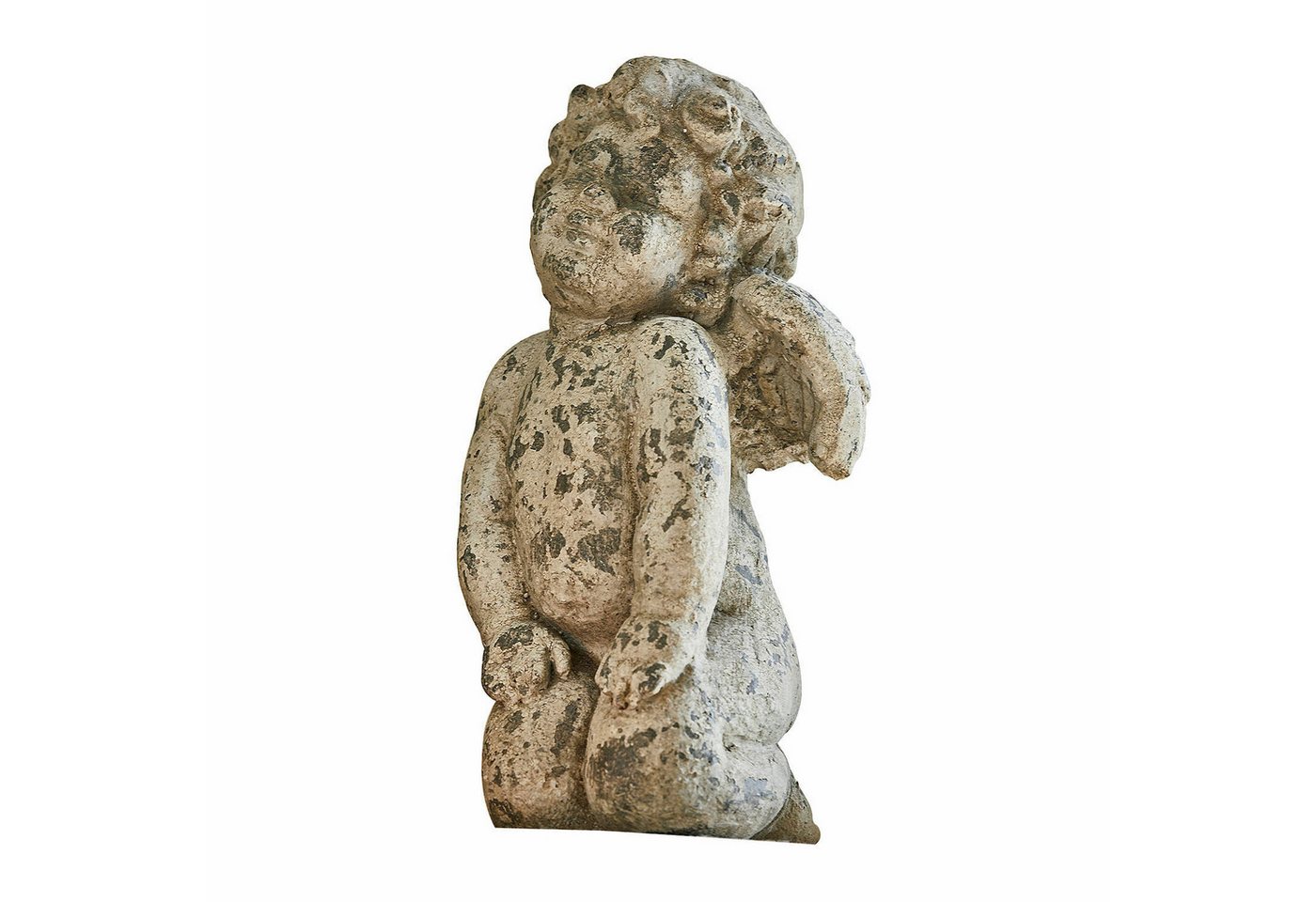 Mirabeau Gartenfigur Deko-Engel Mines antikbeige Bild 2