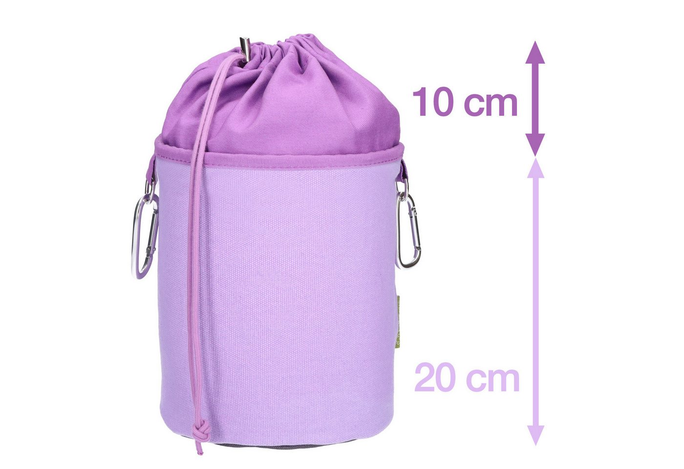 trendfinding Wäscheklammern 96 Wäscheklammern 4-farbig Edelstahl, 1 Canvas Klammerbeutel Flieder, Mit neuester Klammertechnik für empfindliche Wäsche Bild 5