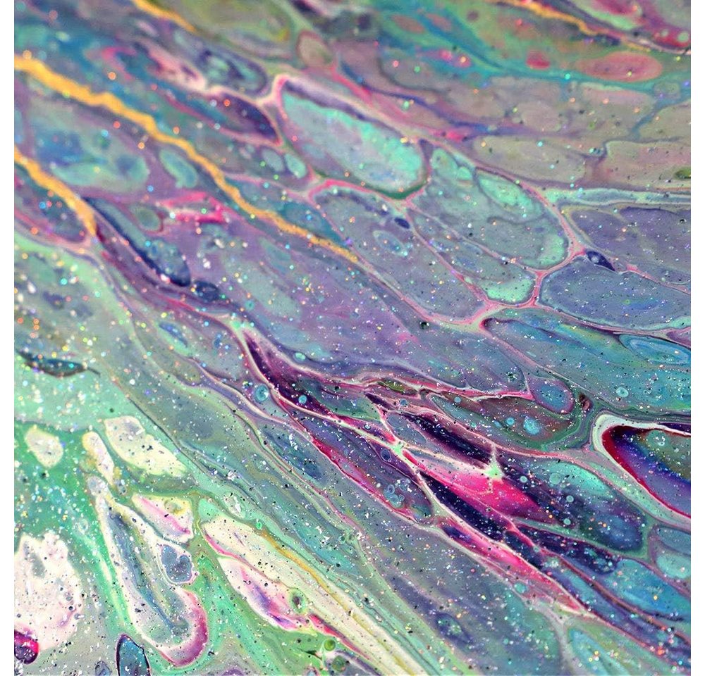 Mont Marte Firnis Acryl Firnis 240 ml – Irisierender Glanz – für Acrylmalerei & Pouring, Acryllack mit schimmerndem Effekt – Farbloser Varnish für Kunstwerke Bild 2