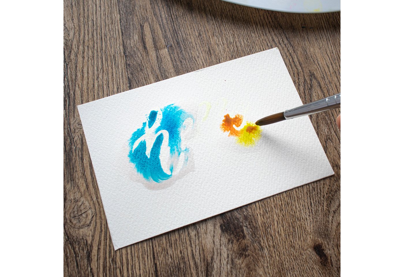 Mont Marte Aquarellfarbe Aquarell Maskiergummi flüssig 120 ml, Masking Fluid, Abdeckfirnis, abziehbares Rubbelkrepp für präzise & kantenscharfe, nicht färbend Bild 4