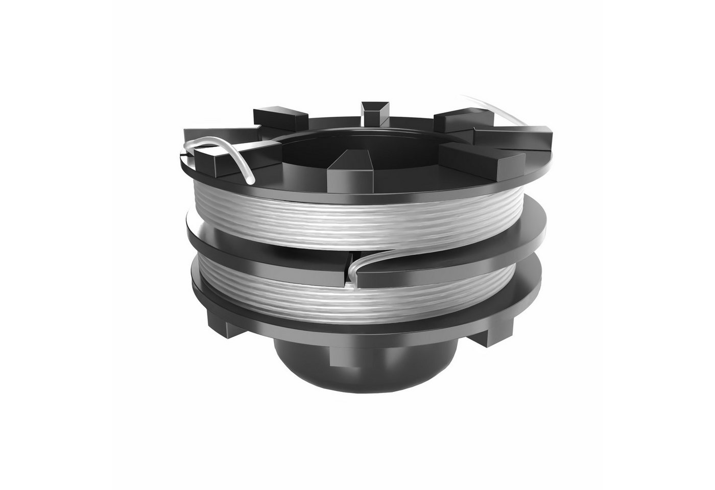 Grizzly Tools Fadenspule Doppelfadenspule für Einhell GP-BC/430 Li BL IKRA IES 1000 C, 6 m Fadenlänge, (1-St), Arbeitsdurchmesser 43 cm