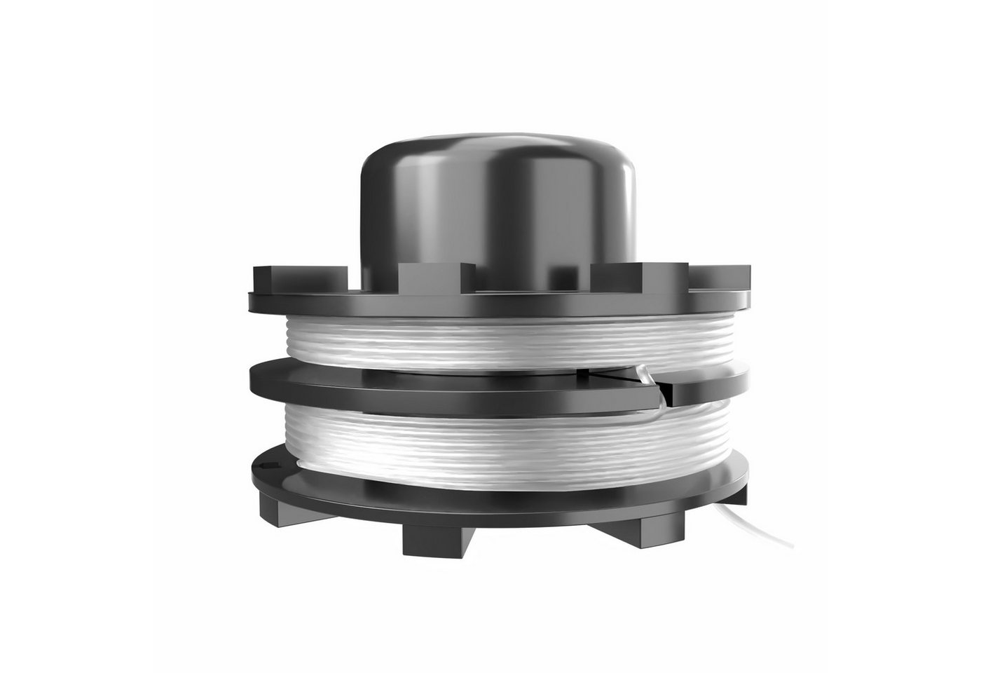 Grizzly Tools Fadenspule Doppelfadenspule für Einhell GP-BC/430 Li BL IKRA IES 1000 C, 6 m Fadenlänge, (1-St), Arbeitsdurchmesser 43 cm Bild 2