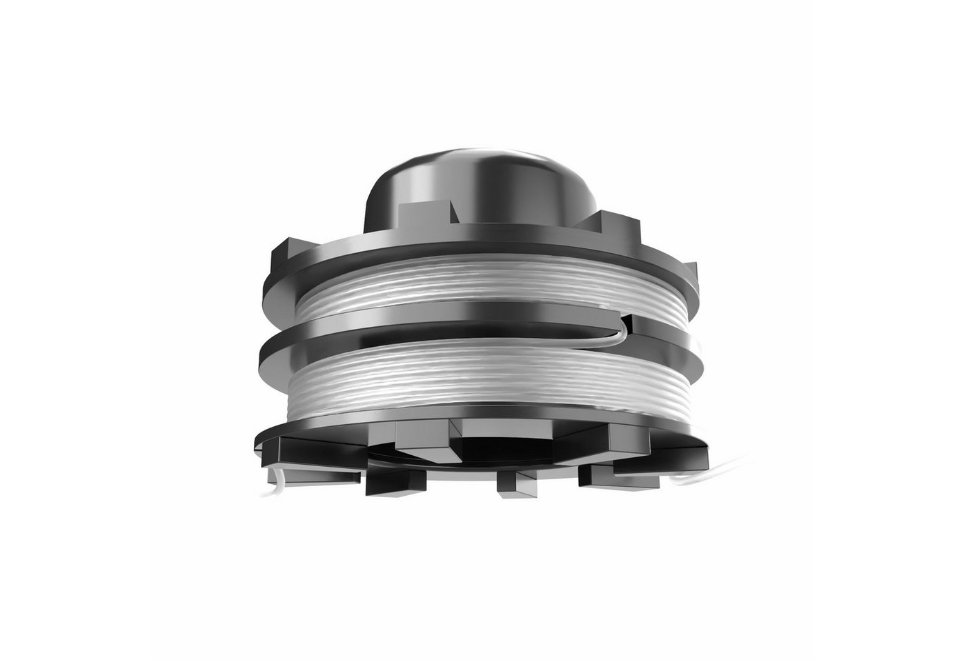 Grizzly Tools Fadenspule Doppelfadenspule für Einhell GP-BC/430 Li BL IKRA IES 1000 C, 6 m Fadenlänge, (1-St), Arbeitsdurchmesser 43 cm Bild 3