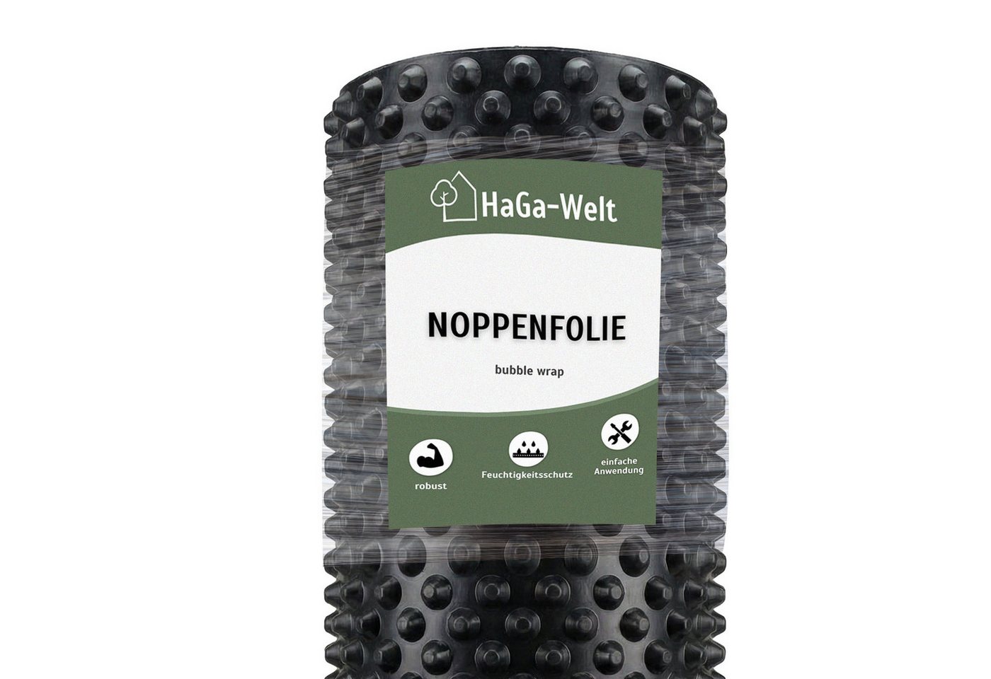 HaGa Baufolie Noppenfolie Hochbeet & Hauswand – 0,5m Breite Bild 2
