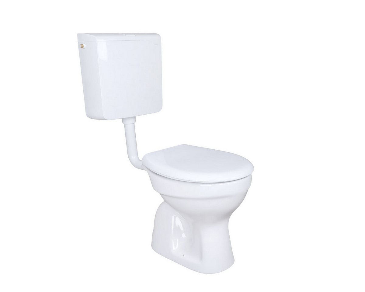 Belvit WC-Komplettset mit Geberit AP110 Aufputz-Spülkasten und Softclose WC-Sitz Weiß, Bodenstehend, Wandhängend, Stand-WC oder Dusch-WC, Ohne oder mit Bidet-Funktion Bild 4