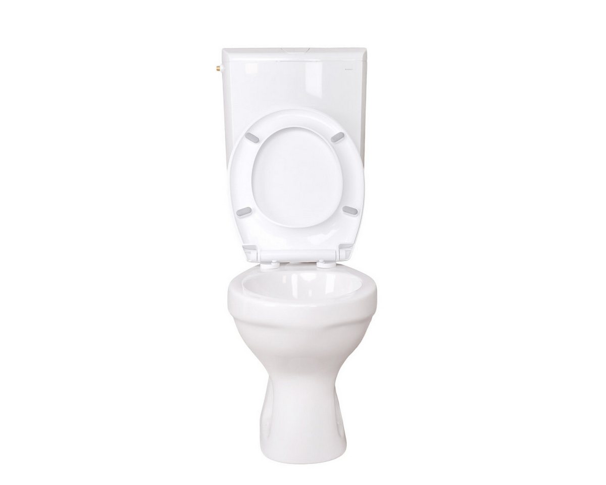 Belvit WC-Komplettset mit Geberit AP110 Aufputz-Spülkasten und Softclose WC-Sitz Weiß, Bodenstehend, Wandhängend, Stand-WC oder Dusch-WC, Ohne oder mit Bidet-Funktion Bild 5