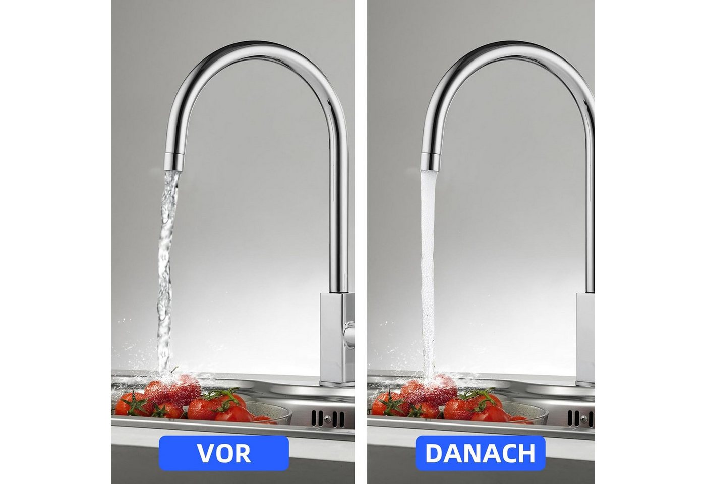 FELIXLEO Strahlregler 5 Stueck Strahlregler M22 Wasserhahnfilter Messinggehaeuse Bad Bild 5