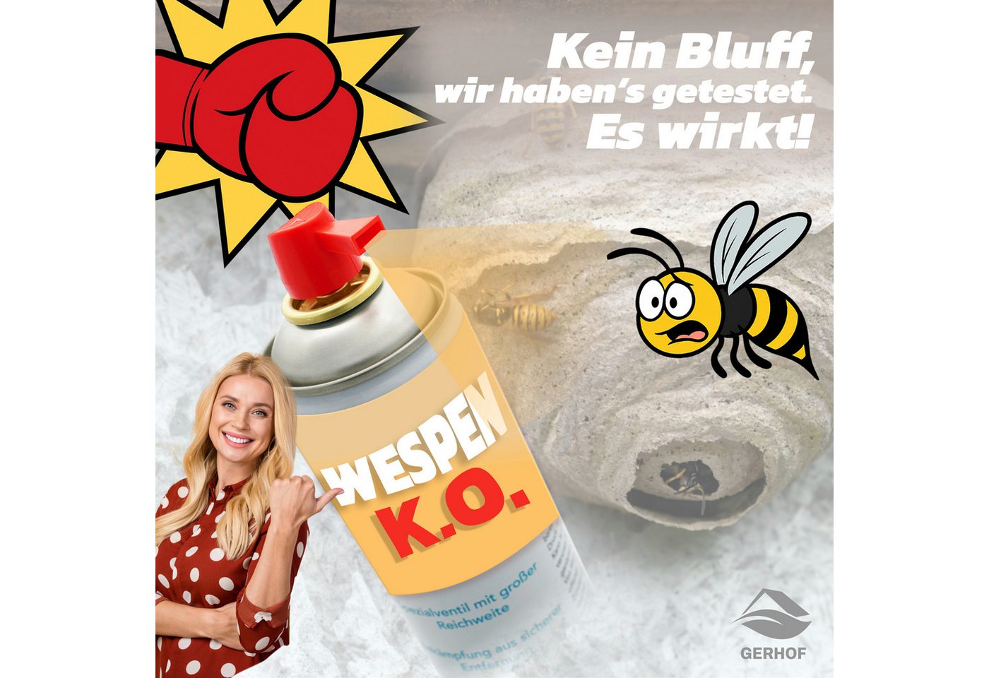 GERHOF Wespenspray gerhof, 750 ml Bild 3