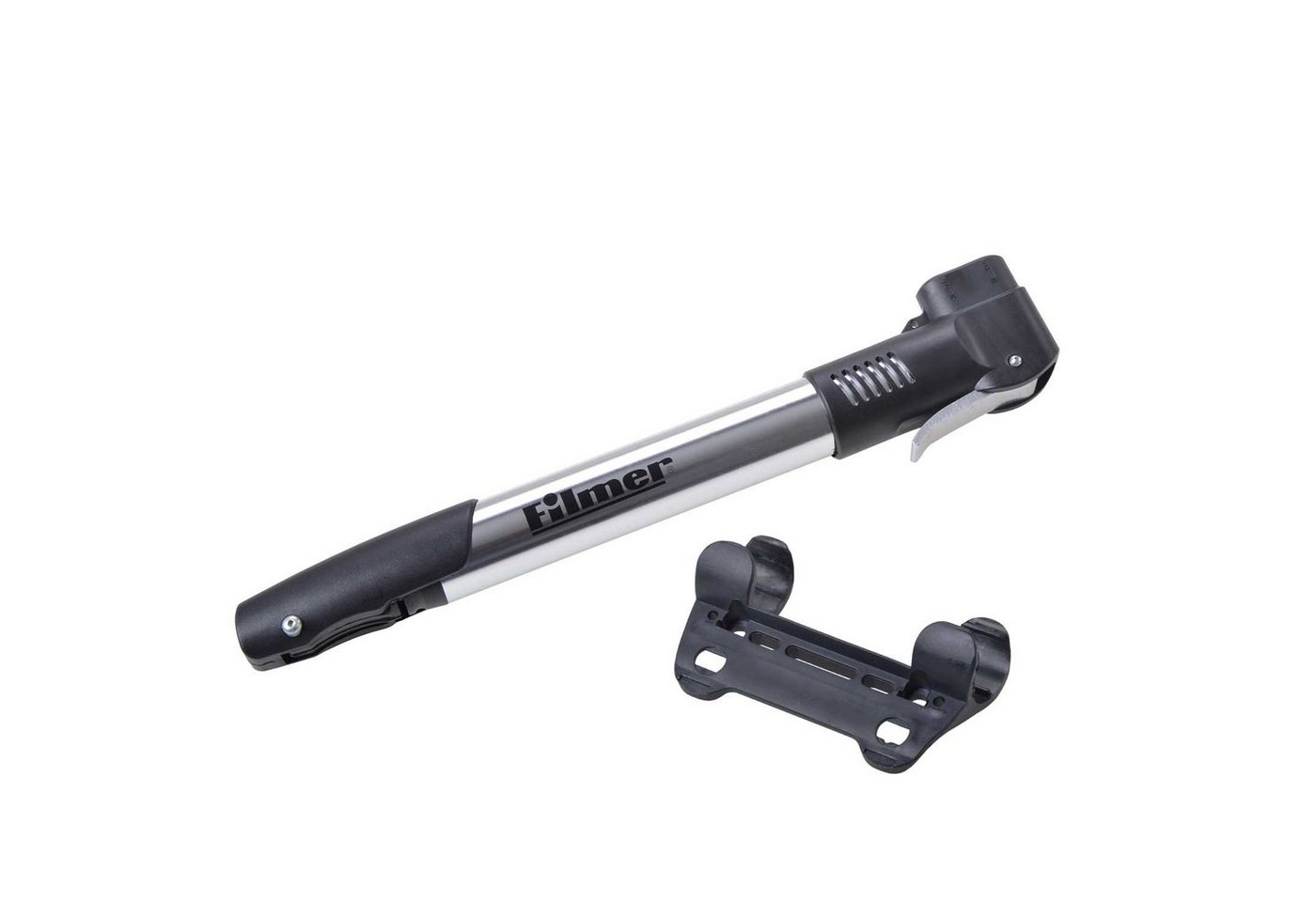 Filmer Luftpumpe Filmer Aluminium Luftpumpe Fahrradpumpe Minipumpe 28 cm 45109 (1-tlg)