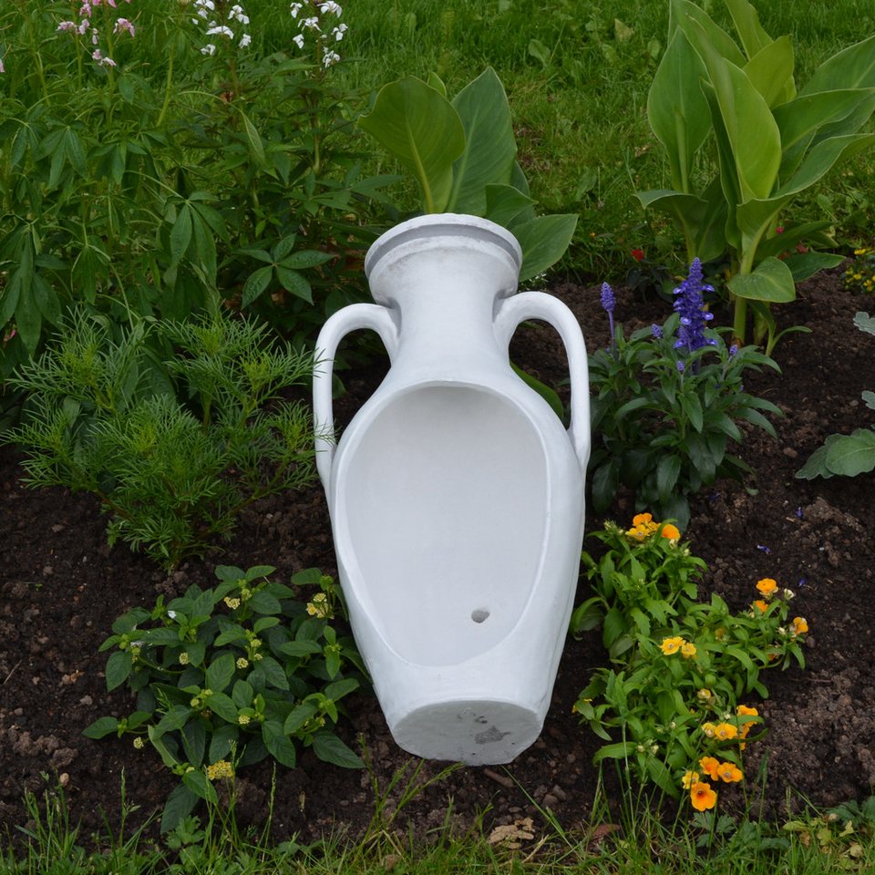 gartendekoparadies.de Pflanzkübel Amphore Blumentopf Steinguss 7 Liter 60 x 29 cm 15 kg, Frostsicher Bild 3