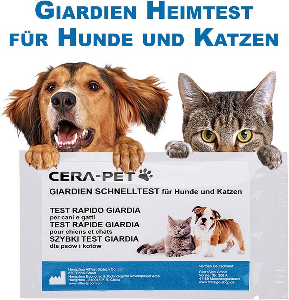 Cera-Pet Darmparasiten-Test Giardien Schnelltest für Hund und Katze, 2-tlg. Bild 3
