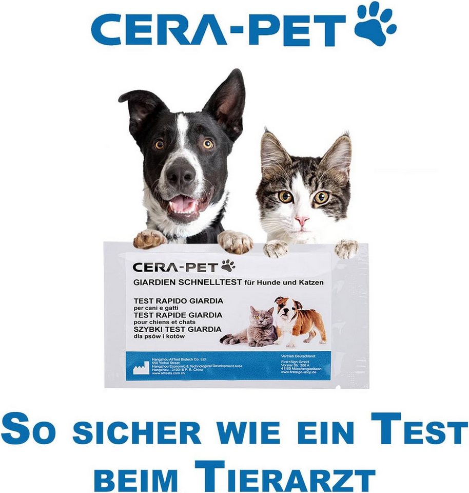Cera-Pet Darmparasiten-Test Giardien Schnelltest für Hund und Katze, 2-tlg. Bild 5