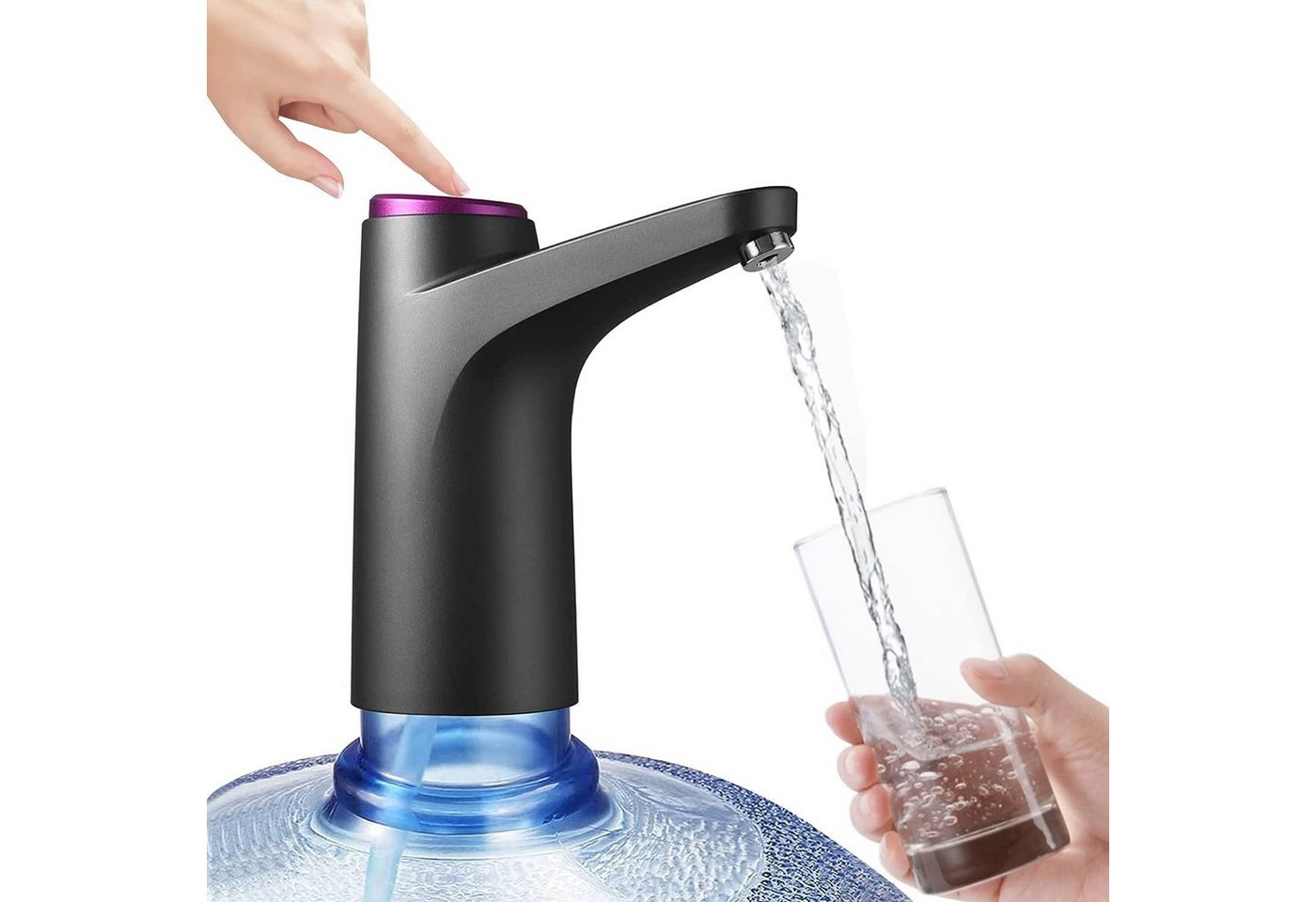 FELIXLEO Wasserpumpenzange Wasserflaschen Pumpe USB Automatische Trinkwasserpumpe, 1-tlg. Bild 5