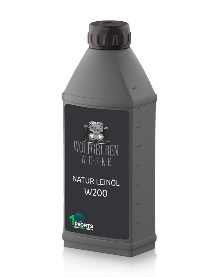 WO-WE Hartholzöl Natur Leinöl Holzschutz Holzpflege Pflegeöl W200, 0,75-10L, Lösemittelfrei Bild 3