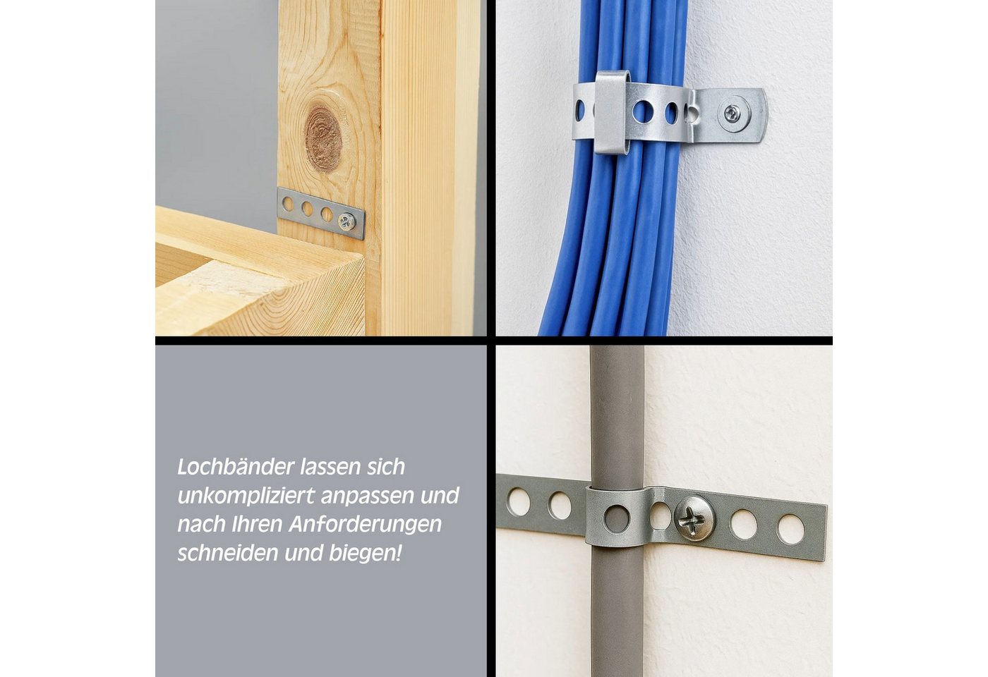 PARCO Lochband PARCO Lochband 17mm x 10m verzinkt (17 mm x 10 m) Bild 3