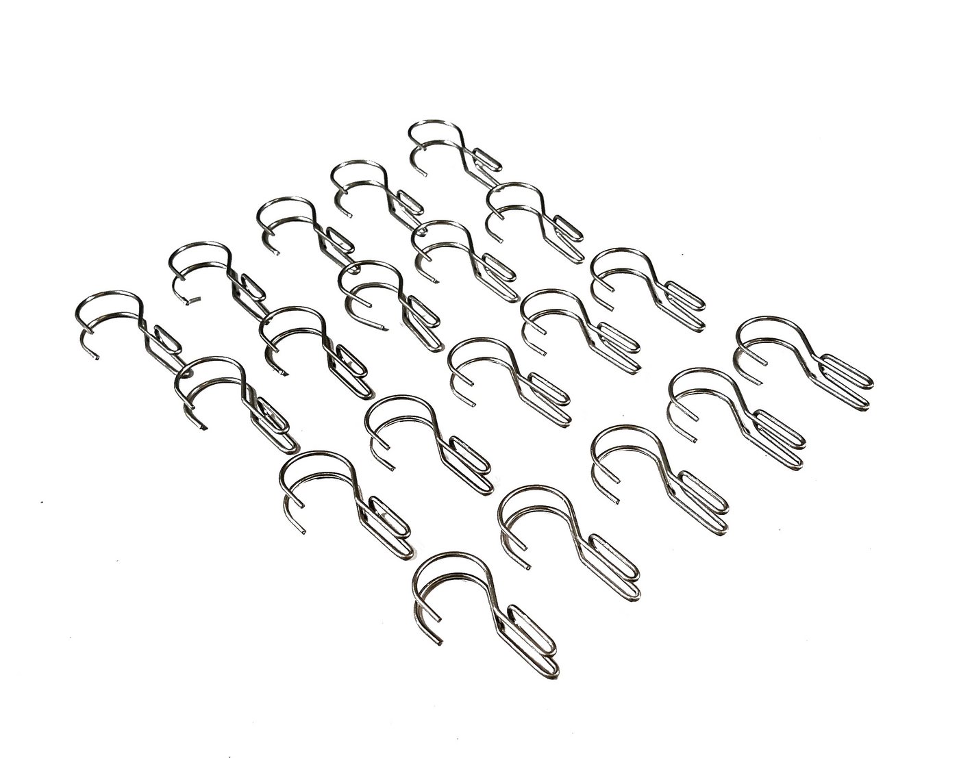 SAFA Taubenspikes Metallclips für Befestigung Taubenabwehr an der Dachrinne, 20 Clips Packung, 10-St., Für SAFA Taubenabwehrspikes, für Dachrinne Bild 3
