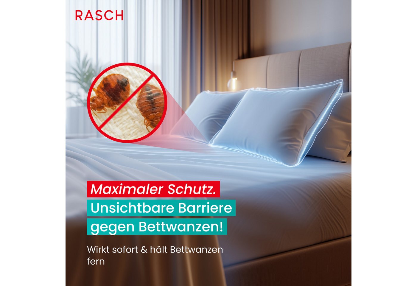 Rasch Insektenspray Insektenspray Rasch Home Defender - Bettwanzen Stop Power Spray-500 ml, 500 ml, 1-St., 500 ml Bild 2