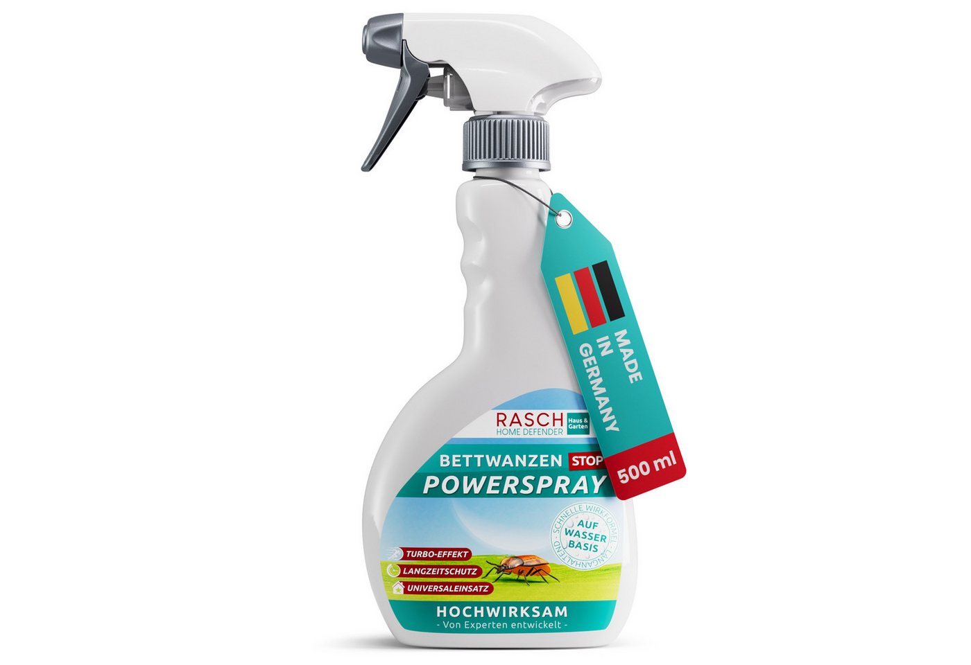 Rasch Insektenspray Insektenspray Rasch Home Defender - Bettwanzen Stop Power Spray-500 ml, 500 ml, 1-St., 500 ml Bild 3