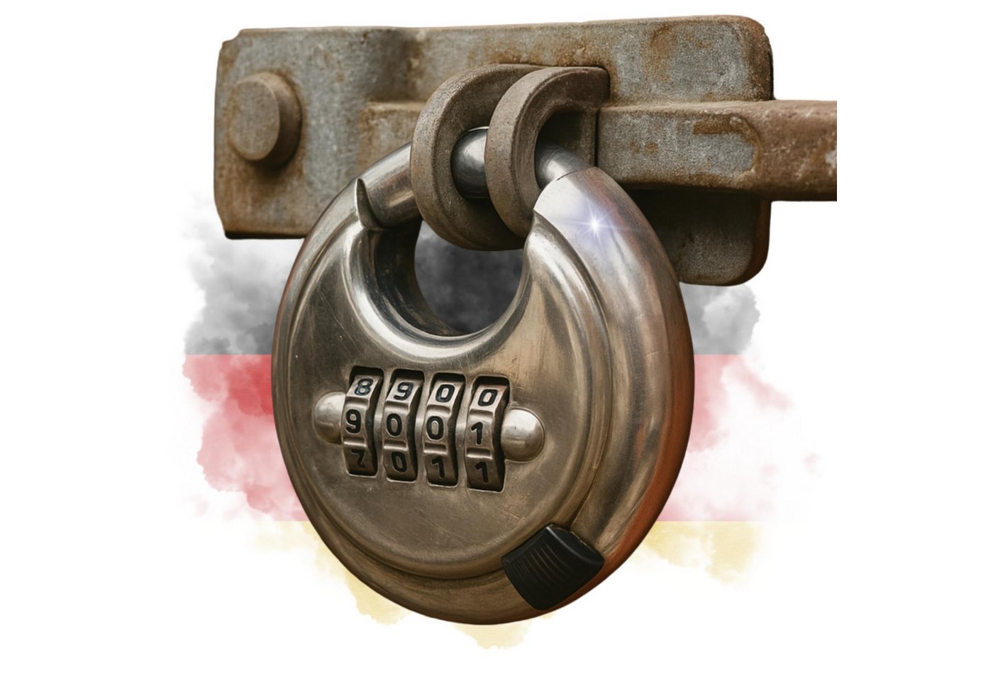 TronicXL Vorhängeschloss 2 Rundbügelschloss Set Vorhängeschloss Zahlenschloss Edelstahl Schloss, (2-tlg), Bügelschloss Keller Spind Sicherheit Profi Bild 2