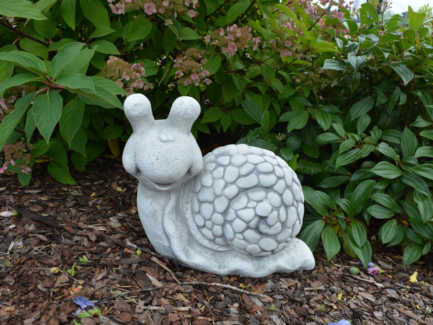 gartendekoparadies.de Gartenfigur Lustige Schnecke, H. 32 cm, 22 kg, Frostsicher Bild 2