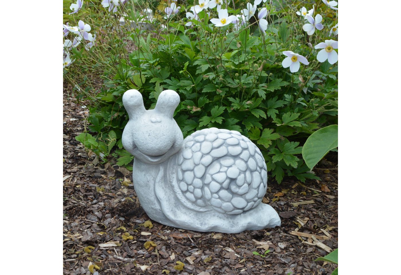 gartendekoparadies.de Gartenfigur Lustige Schnecke, H. 32 cm, 22 kg, Frostsicher Bild 4