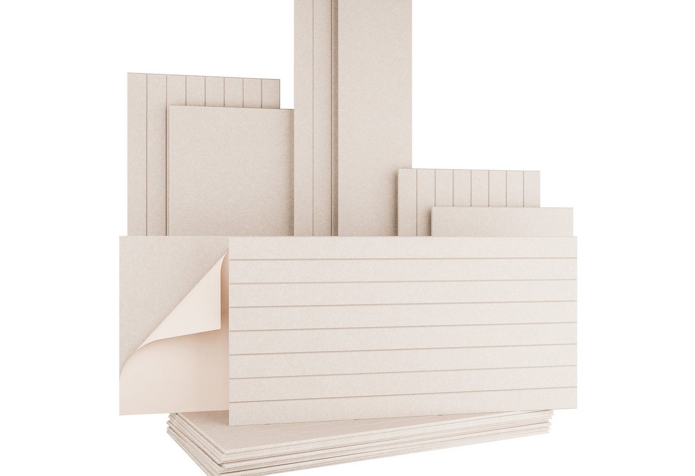 AKUSTIKO Schallschutzpaneel, (Selbstklebend 120x60cm - 2 Stück Beige Akustik Wandpaneele Schallschutz & Raumakustik Panels Filz 9mm Hexim Decken- & Wandverkleidung Schall Platte (1.44m) Bild 2